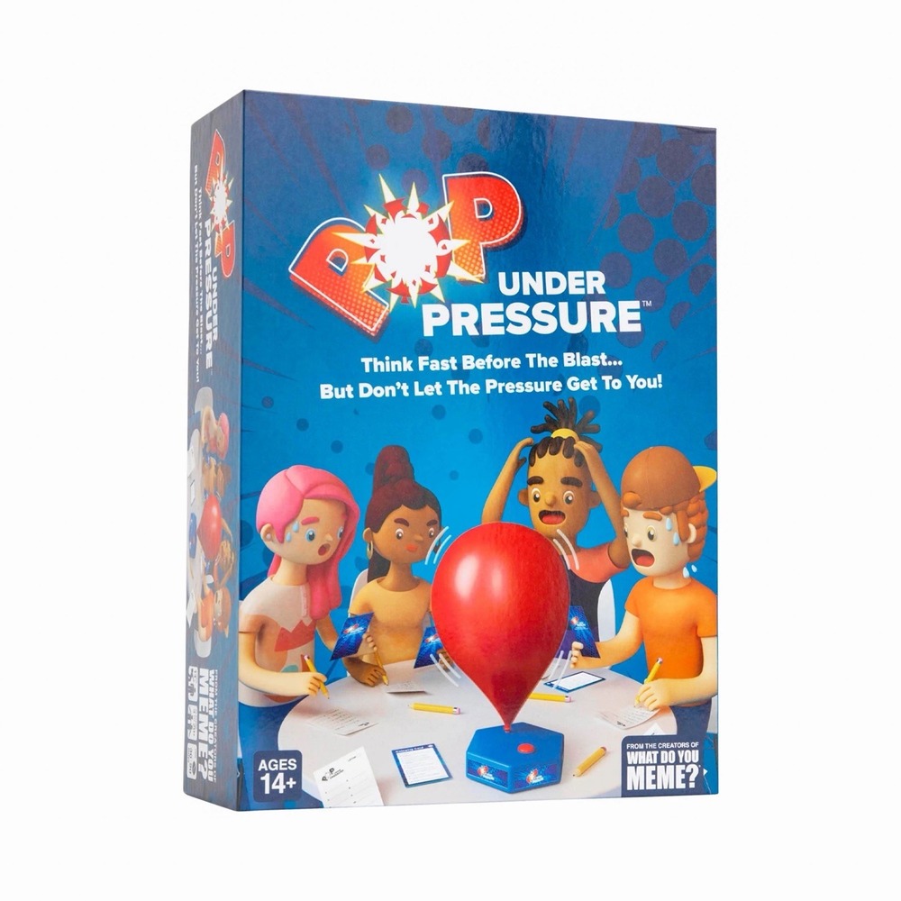 Pop Under Pressure Board Game by What Do You Meme? NEW IN BOX - Factory Sealed